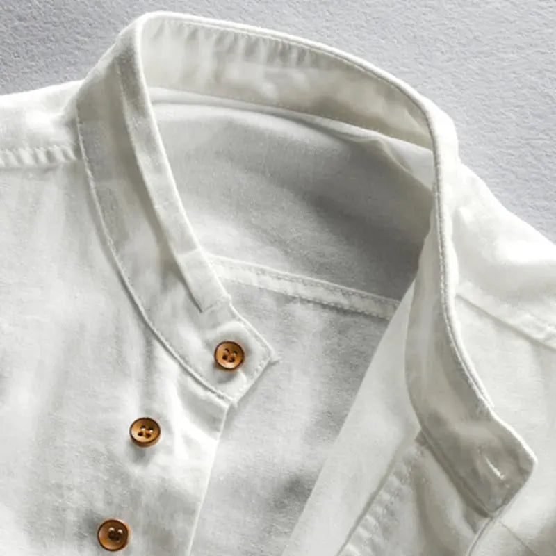 Minimalistisches Kimono Hemd Für Herren