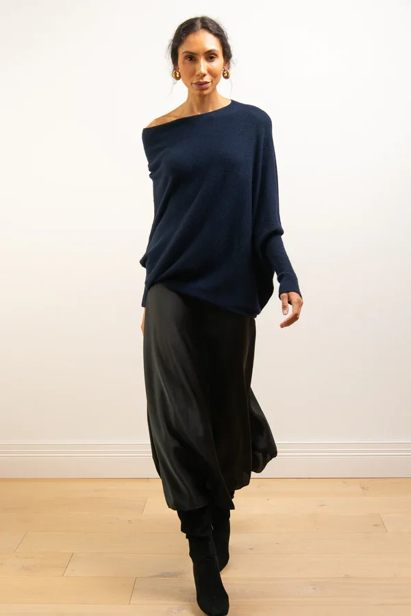 Mariemiâ„¢ - Asymmetrisch Drapierter Pullover