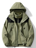 3-In-1 Fleece-Winterjacke Mit Kapuze Für Damen