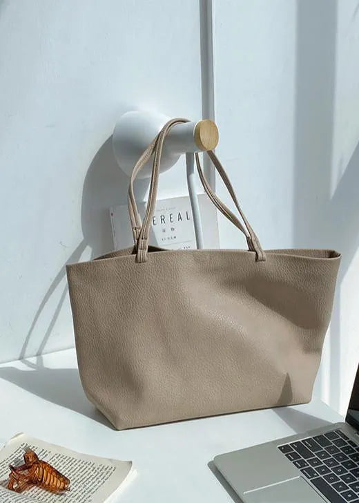Large Leather Shopper Bag