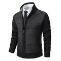 Herrenstrickjacke mit Stehkragen fÃ¼r WÃ¤rme Eleganz