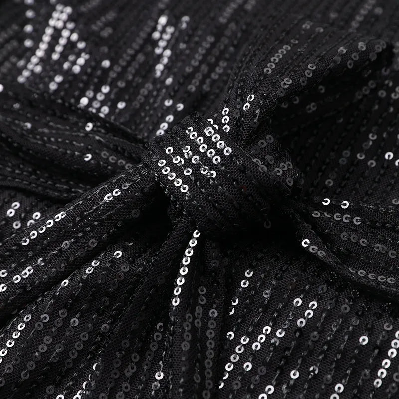 Glitter Feestjurk Met Ceintuur | Elegant, Comfortabel En Perfect Voor Elke Gelegenheid