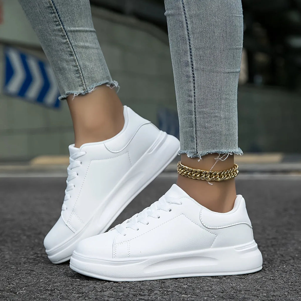 DESIRE | Comfortabele Witte Sneakers Voor Dames - Tijdloos & Lichtgewicht