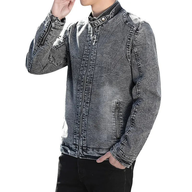 LÃ¤ssige Baumwoll Jeansjacke FÃ¼r Herren