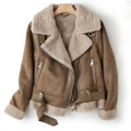 Lederjacke Mit Sherpafutter