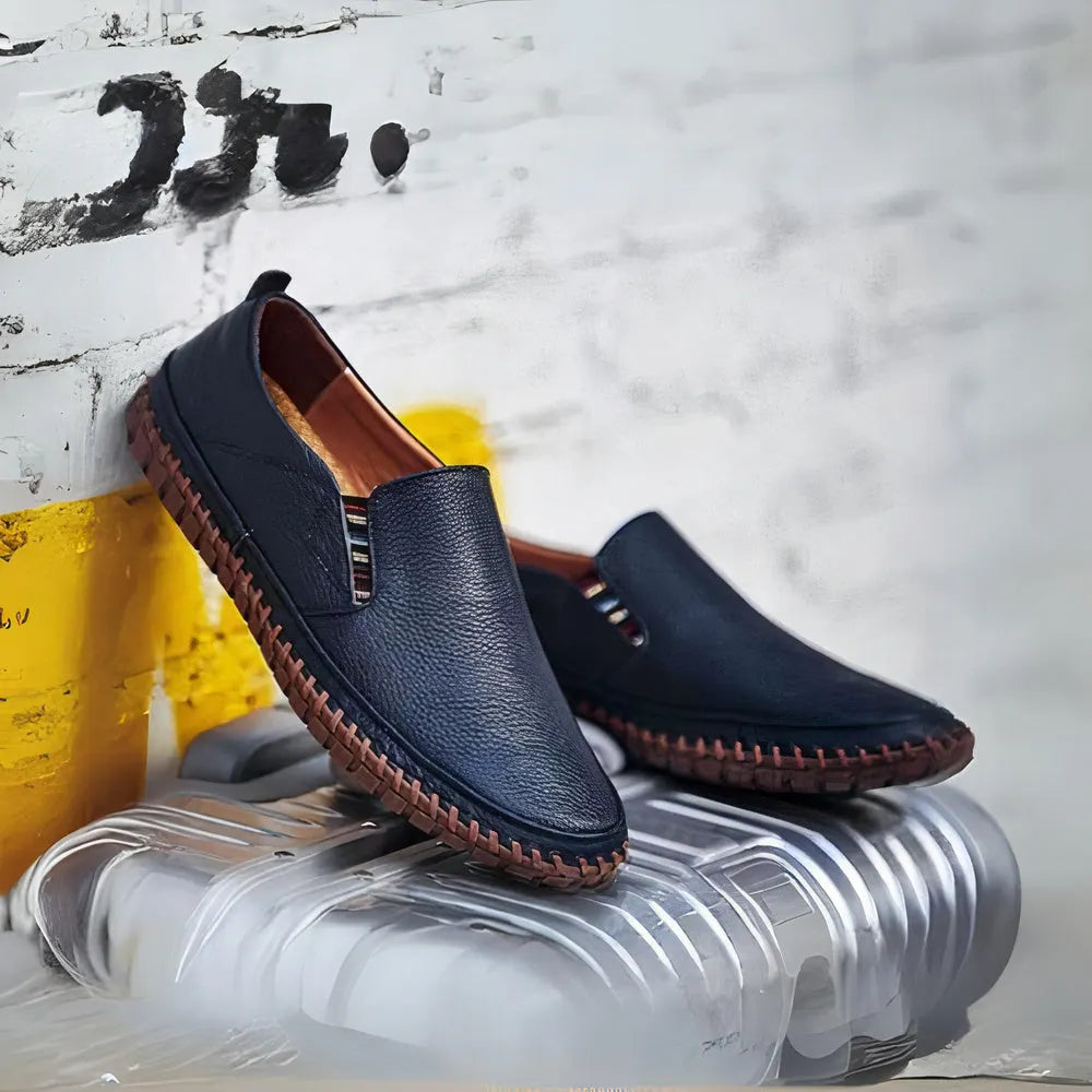 Leder Premium Slipper Herren
