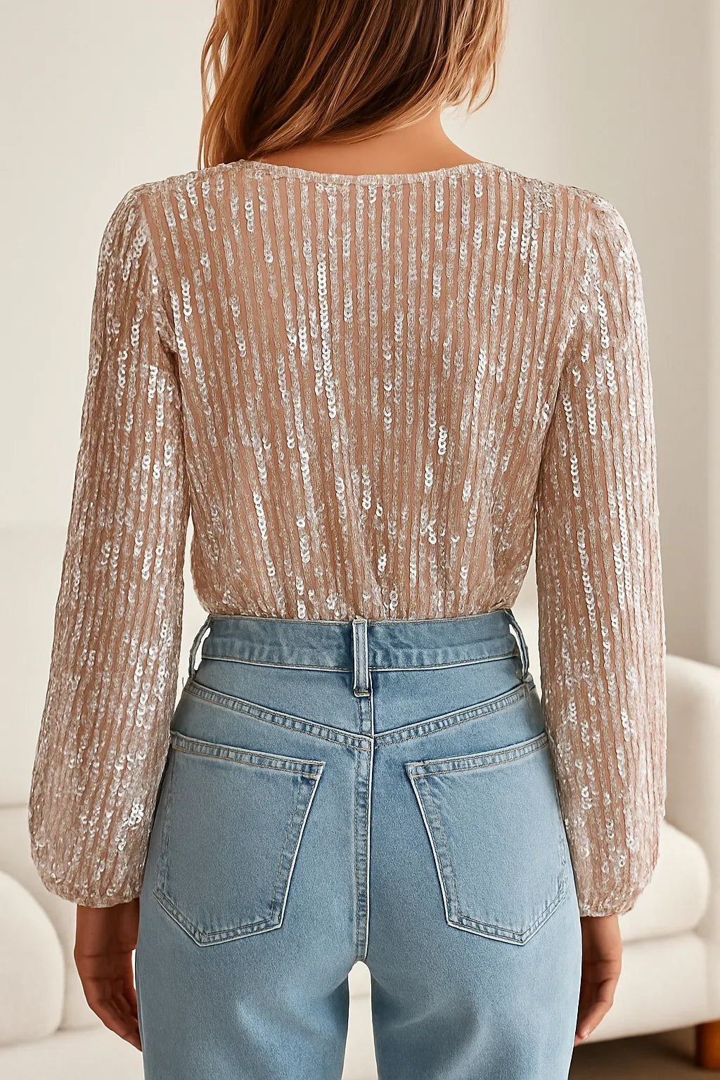Dylan | Luxury Sequin Blouse