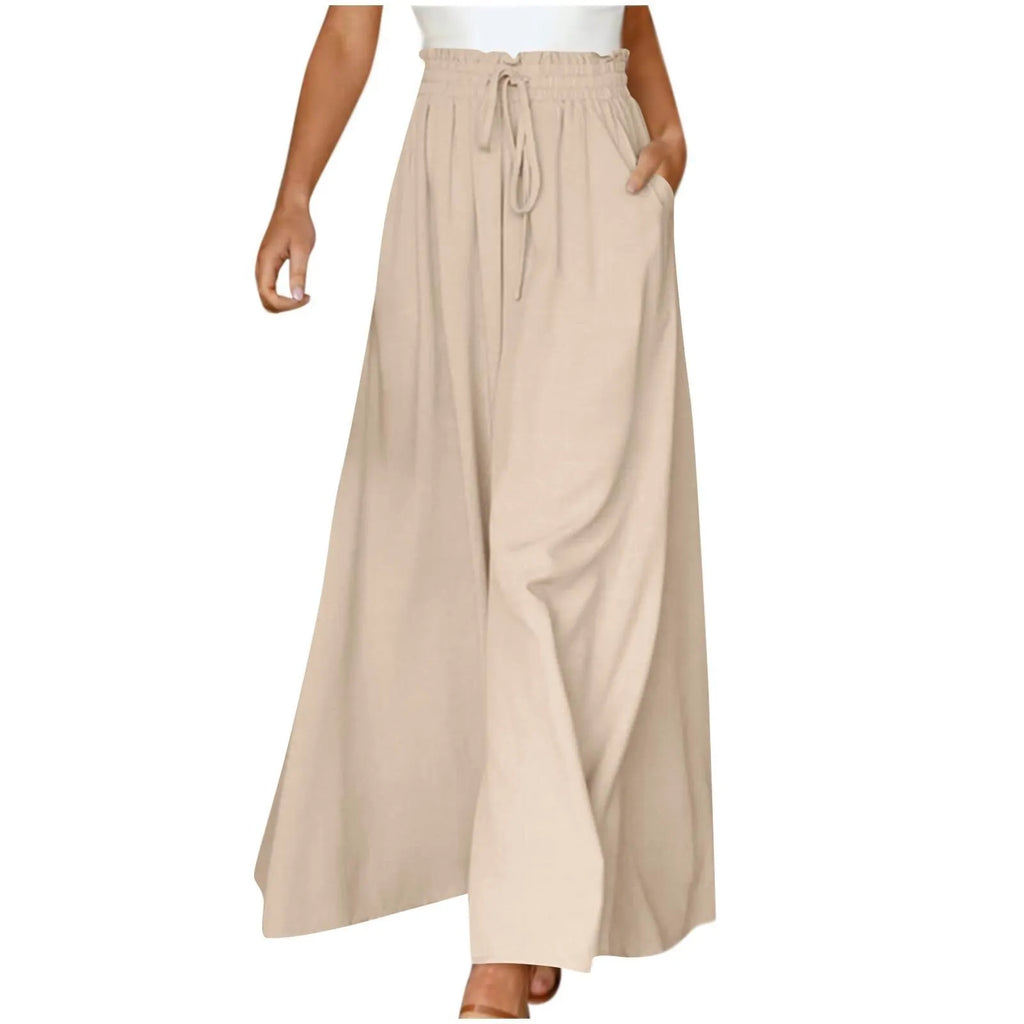 Pantalon larges et taille Ã©lastiquÃ©e
