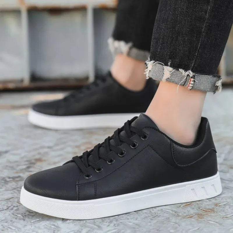 Leder Herrenschuhe Im Klassischen Design