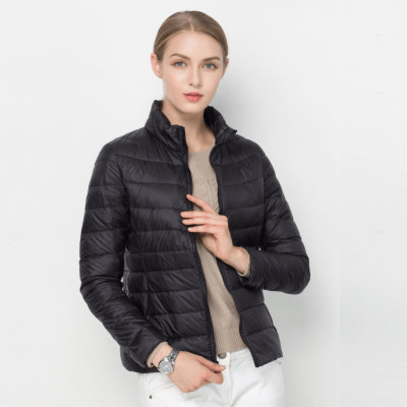 Damen Jacke Elegante Leichte Daunenjacke Trendy & Bequem
