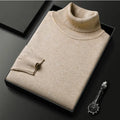 Herren-Rollkragenpullover aus Feinstrick