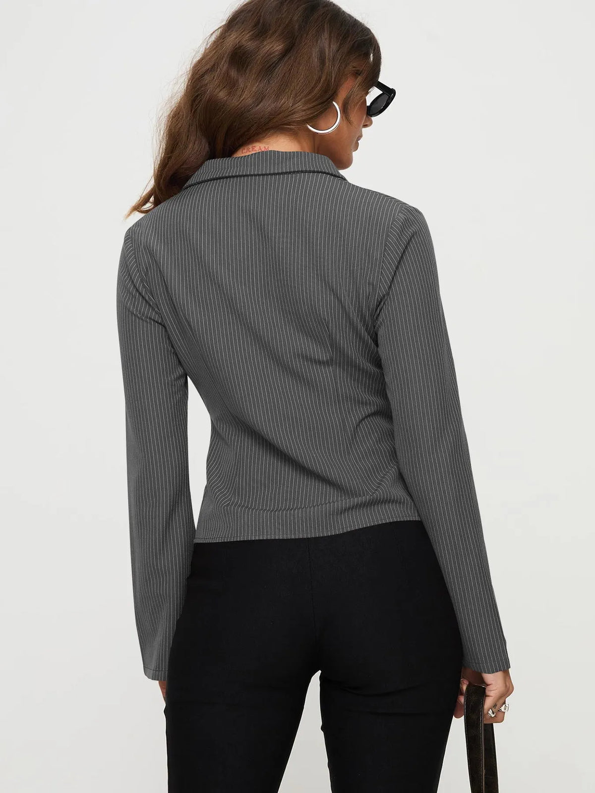 VIOLET | Flared Cuff Blouse – Elegant, Chic & Tijdloos
