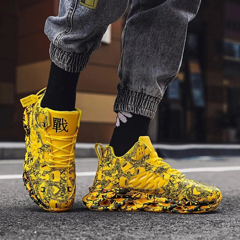 Sneaker mit grafischem Druck und High-Tech-Ausstattung