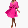 Womenâ€™s Summer Dress with High Waist and Flowy Fit