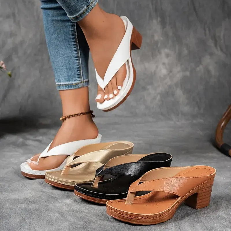 Inge Orthopædisk Slipper med Hæl