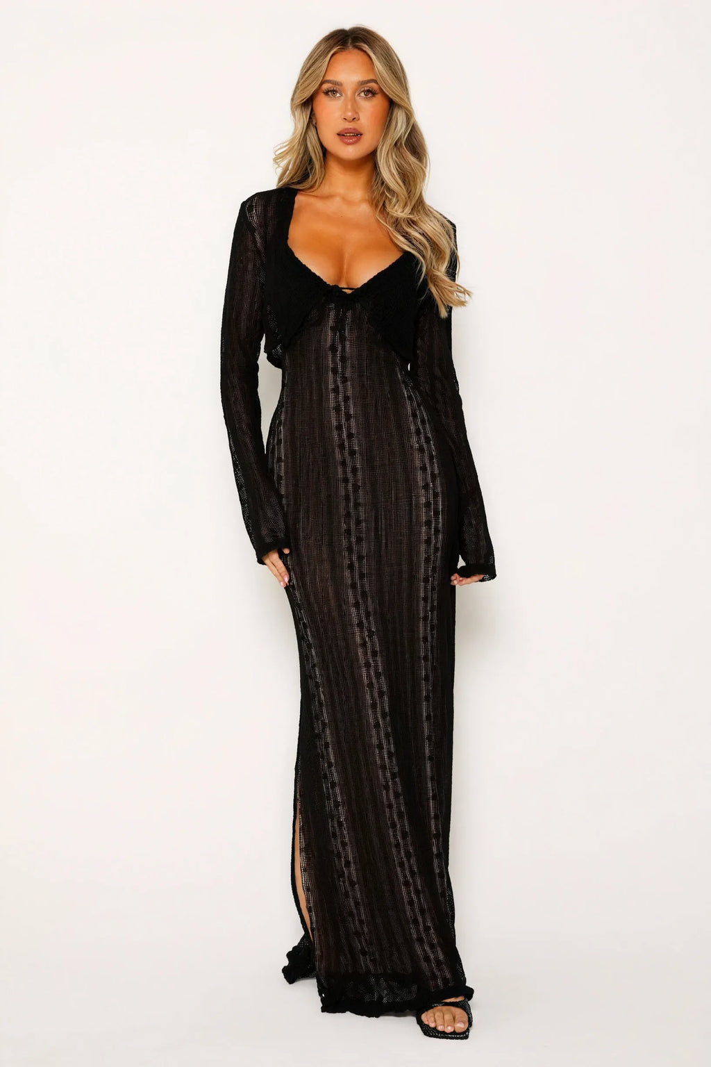 Elegantes Kleid mit Bolero-Akzent