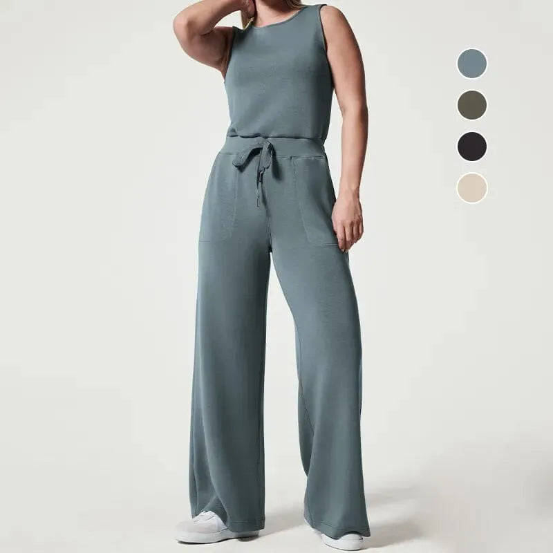 ELIN | Jumpsuit Voor Dames Met Cinch-Taille En Ultralichte Stof â€“ Luchtig, Zacht, Comfortabel