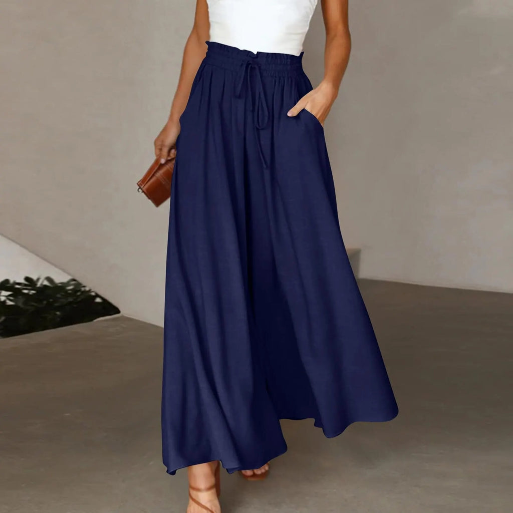 Pantalon larges et taille Ã©lastiquÃ©e
