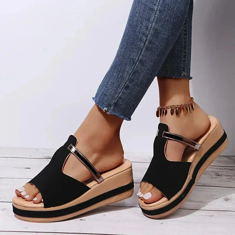 Moderne Plattform Sandalen fÃ¼r den Sommer