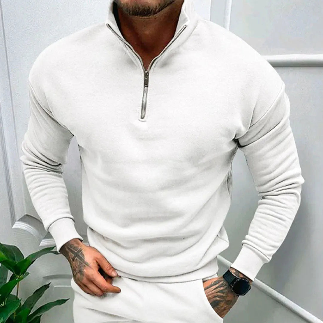 Herren Pullover Halb ReiÃŸverschluss