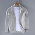 Merino Zip Strickjacke Für Herren