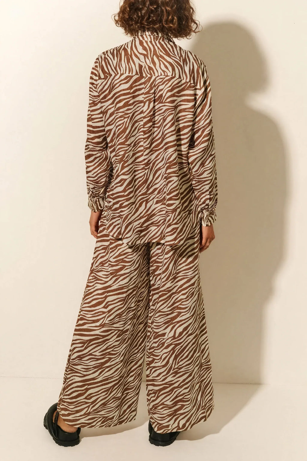 Bohemian Ensemble mit Zebra-Print