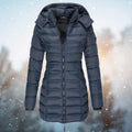 Taillierter Winter-Puffermantel fÃ¼r Damen