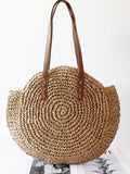 Boho Woven Tote Bag
