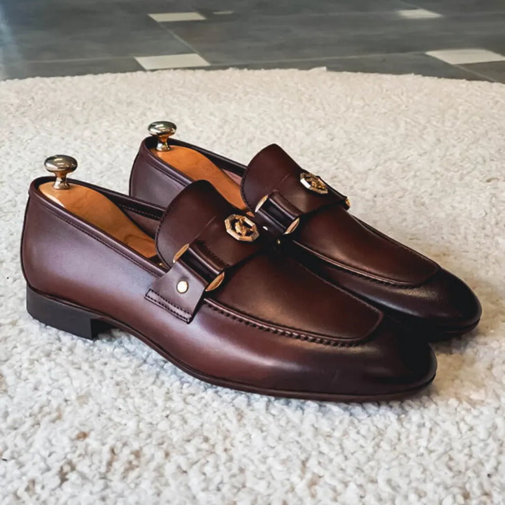 Echtes Leder Slipper