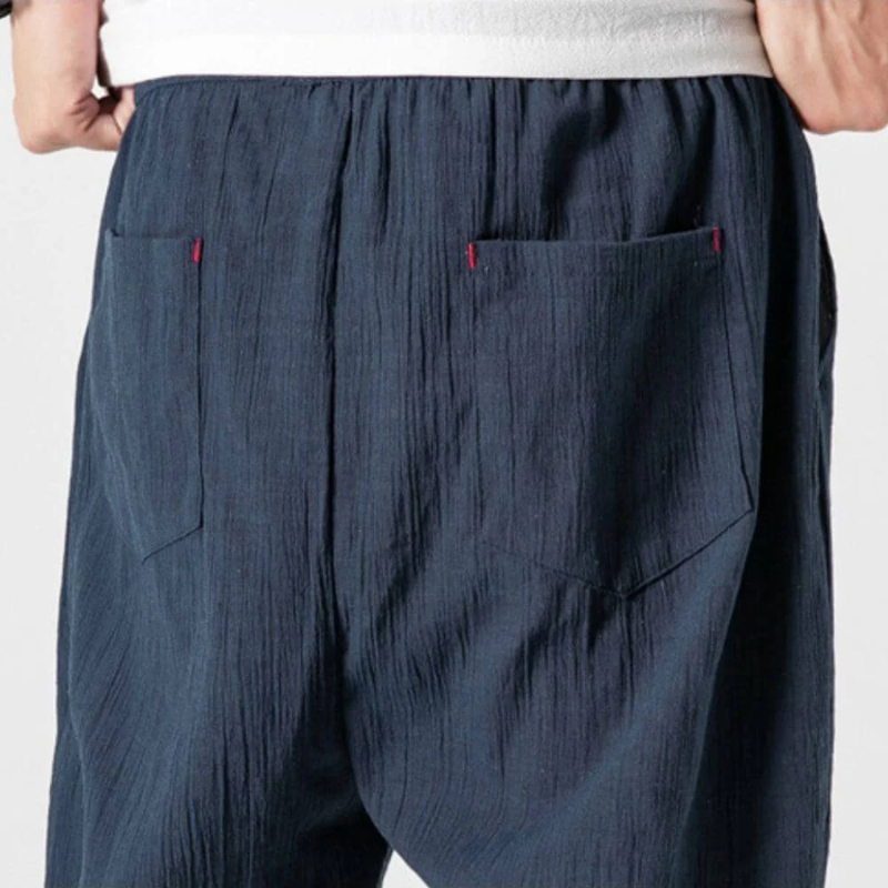 Herren Sommer Hose In Beige