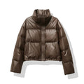 Cropped Glanzende Pufferjas Dames | warm, stijlvol en perfect voor koude dagen