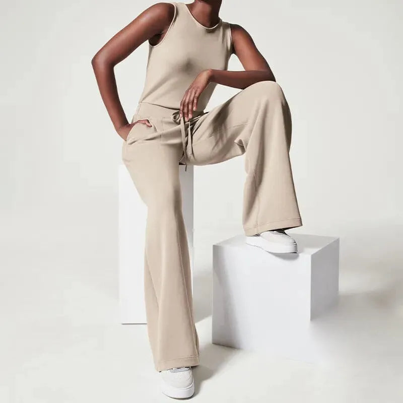 ELIN | Jumpsuit Voor Dames Met Cinch-Taille En Ultralichte Stof â€“ Luchtig, Zacht, Comfortabel
