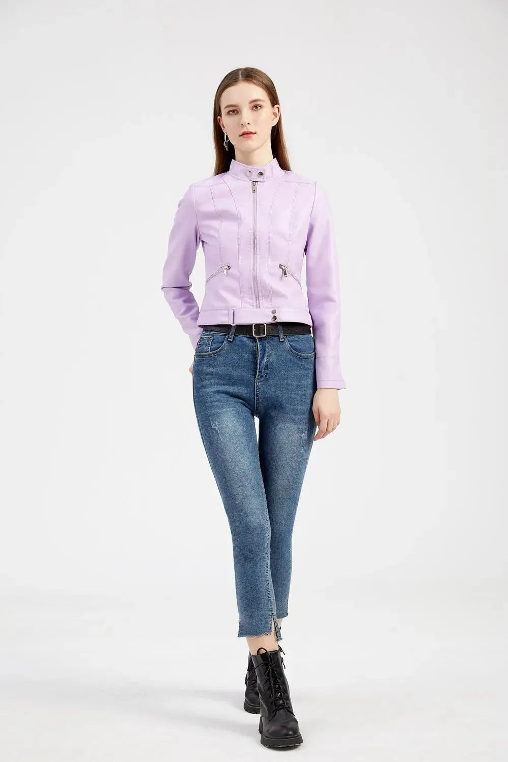 Elegante Leren Jas Voor Dames â€“ Tijdloos, Duurzaam & Comfortabel