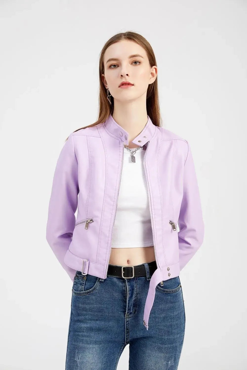 Elegante Leren Jas Voor Dames â€“ Tijdloos, Duurzaam & Comfortabel