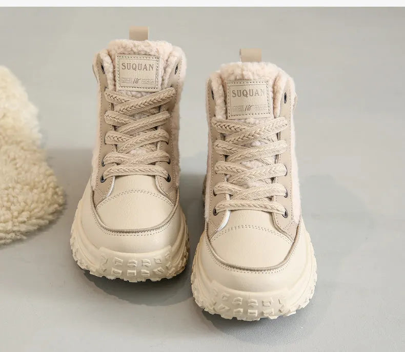 â€“ Wasserdichte PlÃ¼sch-Stiefeletten
