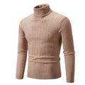 Herren Rollkragen Pullover Kurz