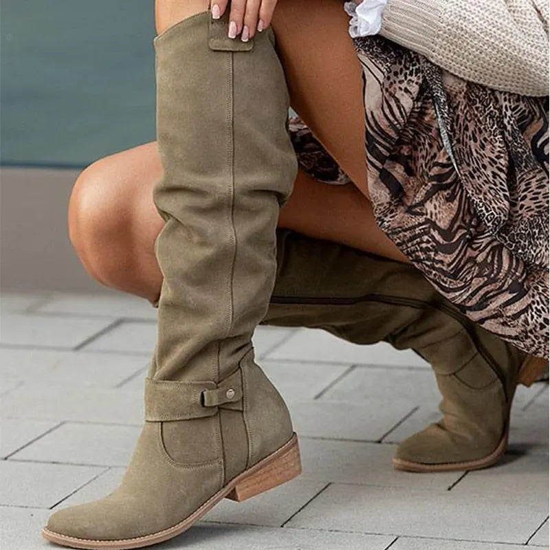Warme Wildlederstiefel - Kuschelig & Stylisch