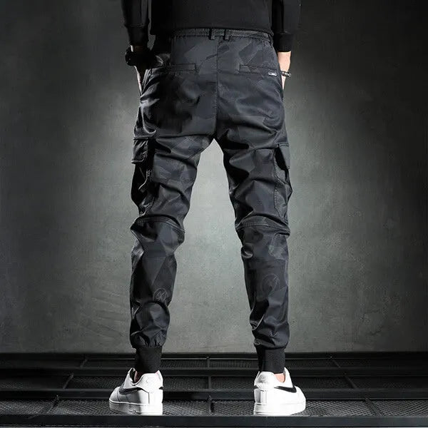 - Camouflage Cargo Freizeit-Herrenhose