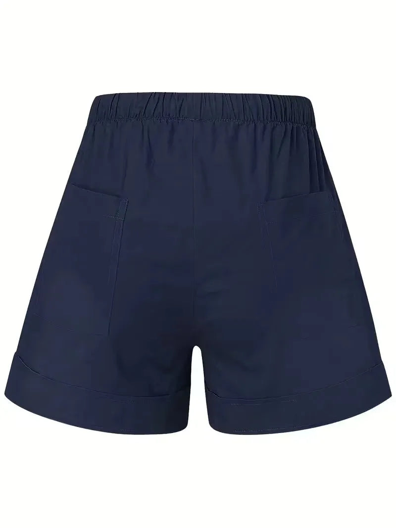 Casual Summer Pants for Women with Elastic Waistband