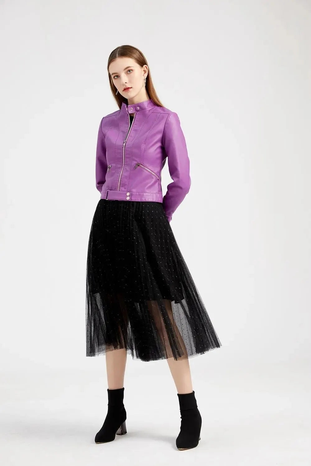 Elegante Leren Jas Voor Dames â€“ Tijdloos, Duurzaam & Comfortabel