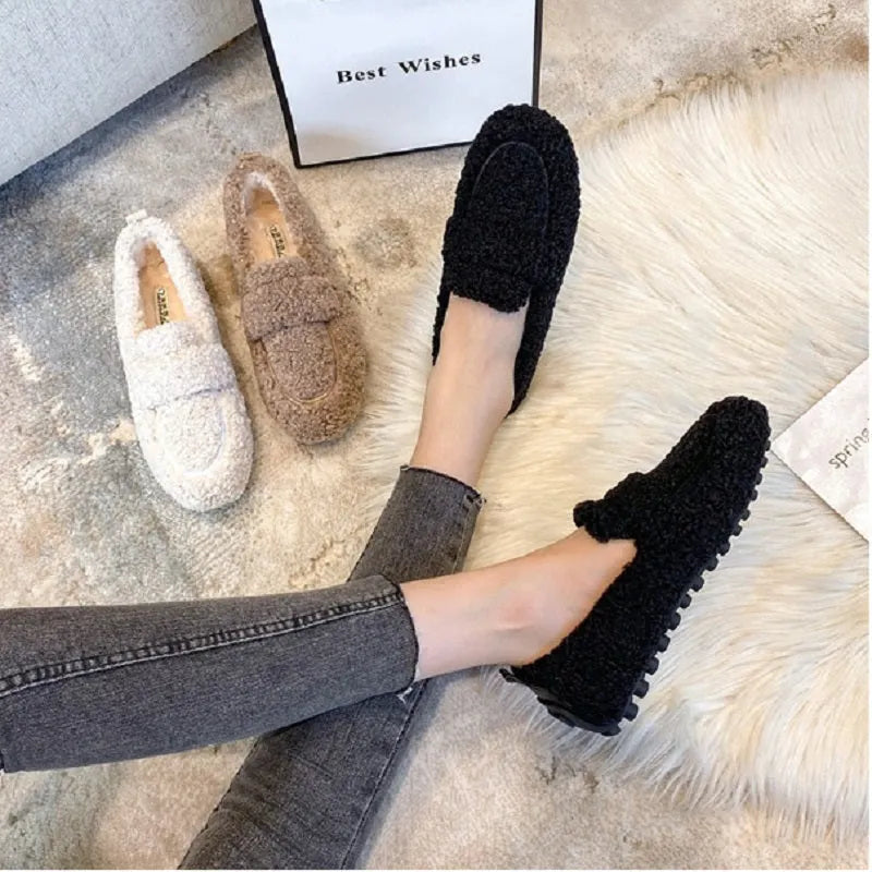 Chaussures en fourrure