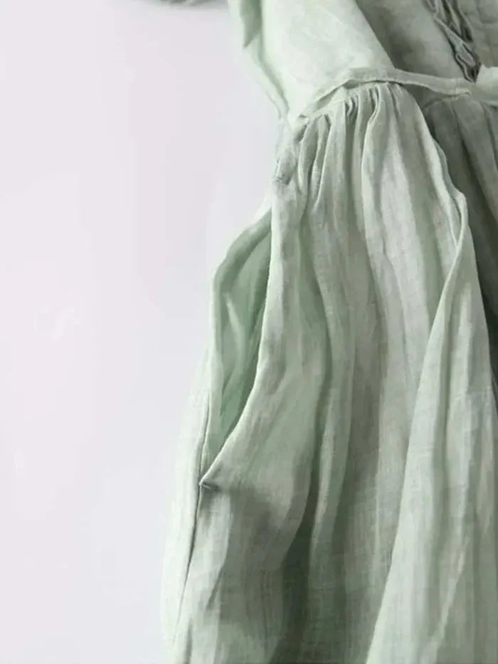 Amaya™ - Elegantes Leinenkleid