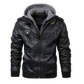Lederjacke Mit Kapuze FÃ¼r Herren