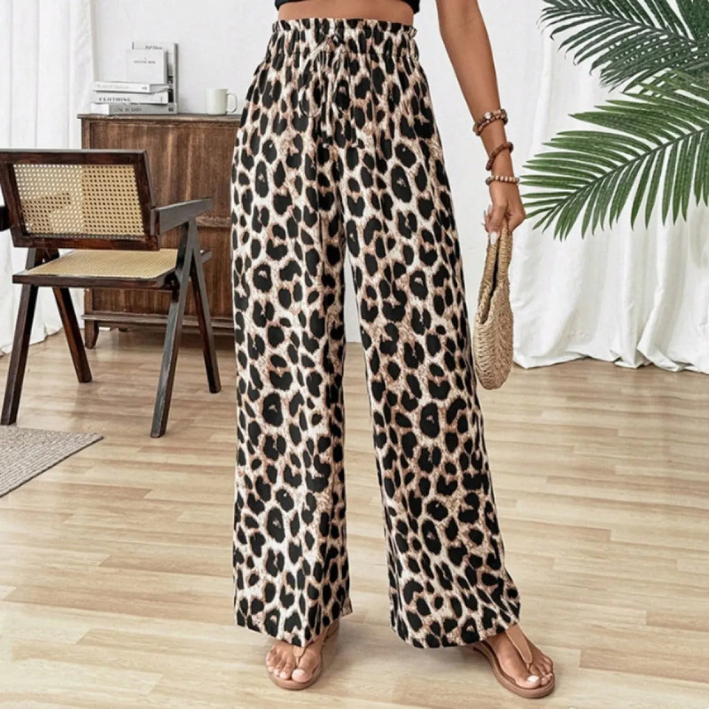 MARISSE | Casual Luipaard Print Pantalon Voor Dames - Stijlvol & Elegant