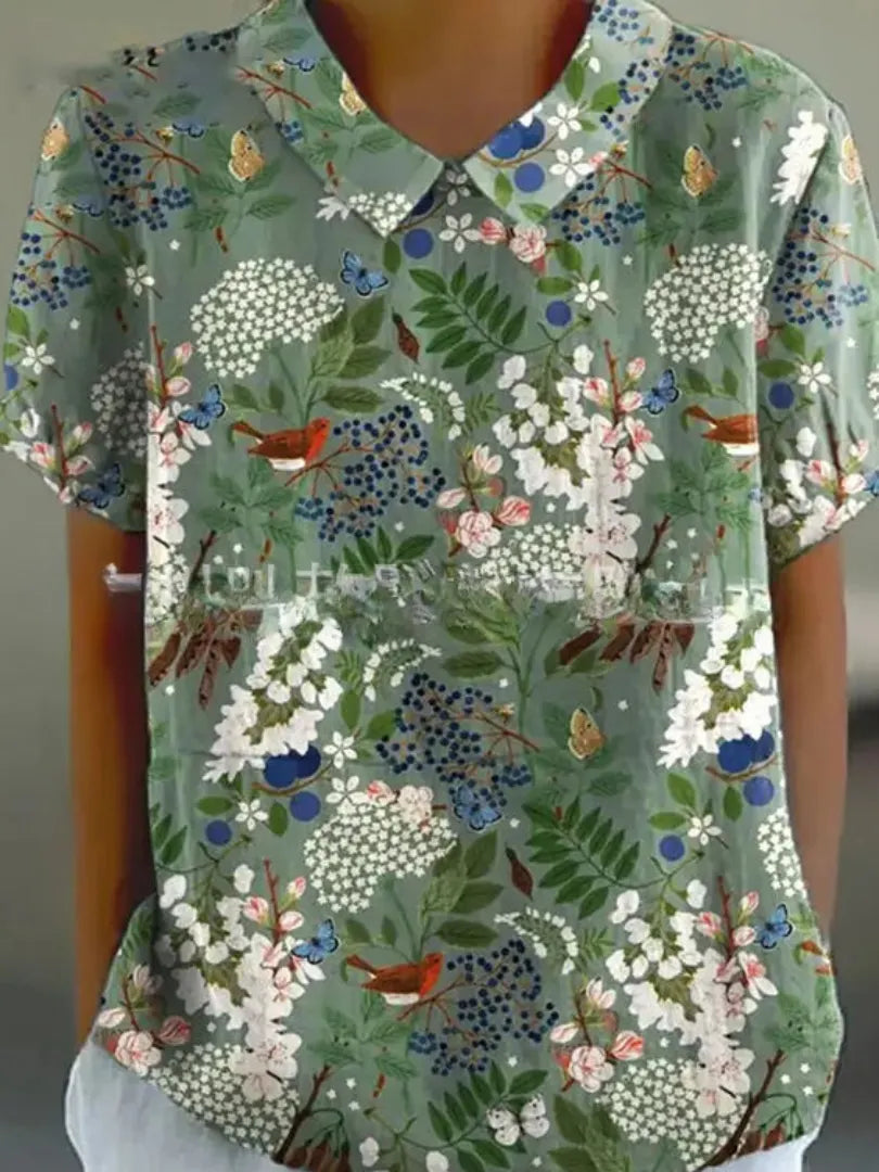 FLORA | Hemd mit Blumendruck