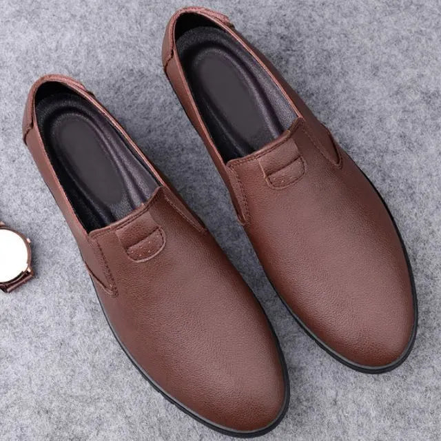 Klassische Leder-Loafer