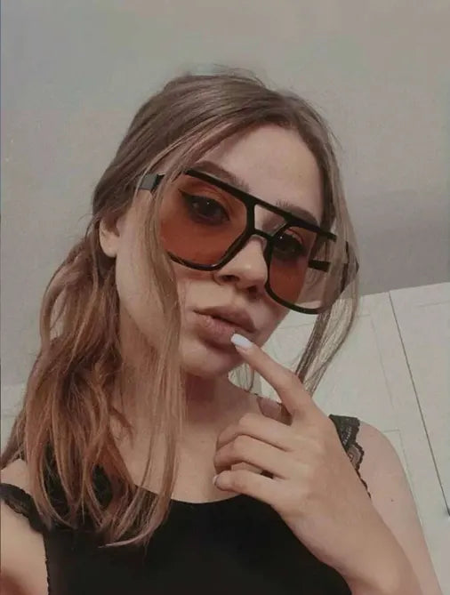 Morena | Statement Sunglasses with Geometric Frame
