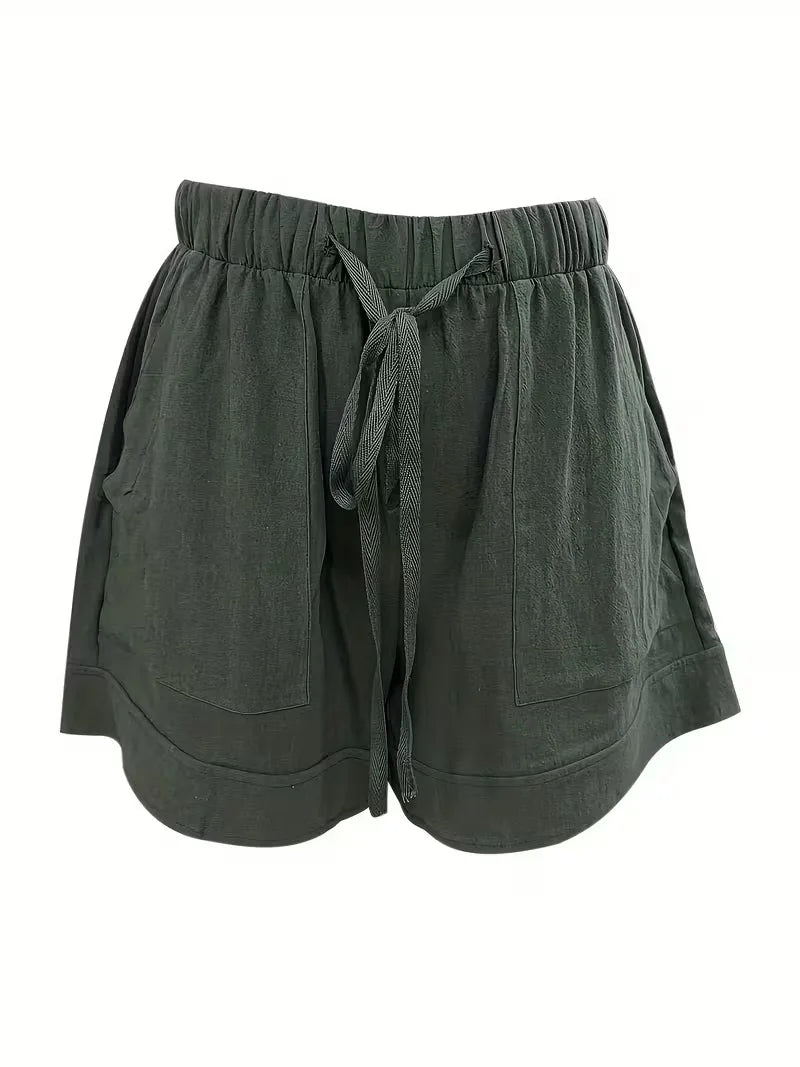 Casual Summer Pants for Women with Elastic Waistband