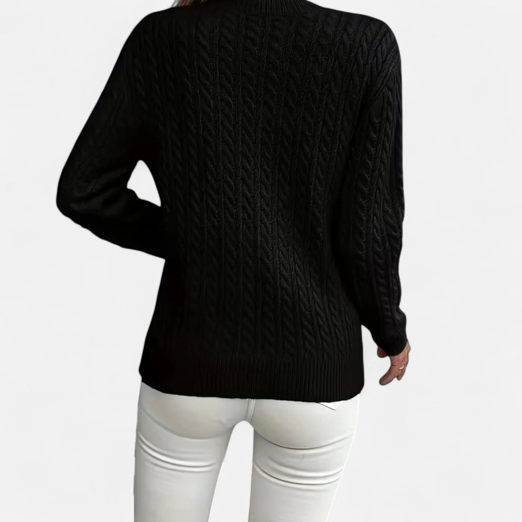 Casual Ronde Hals Trui | Zachte Gebreide Comforttrui