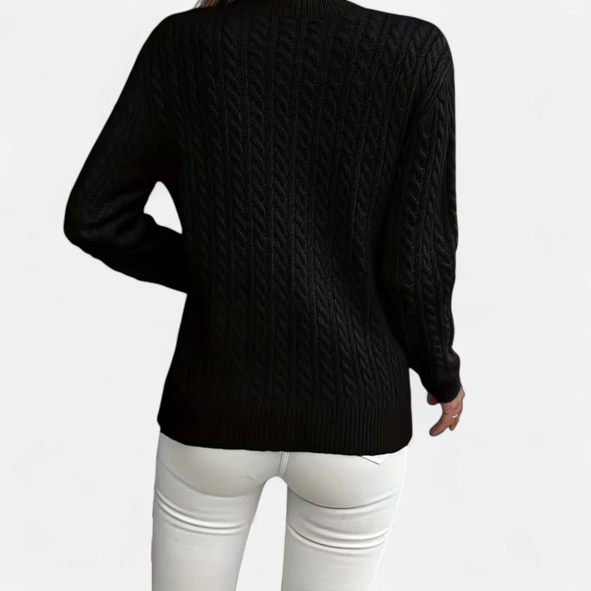 Casual Ronde Hals Trui | Zachte Gebreide Comforttrui